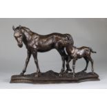 Bronze mare and foal 20th
