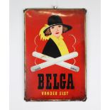 Belga enamel sign