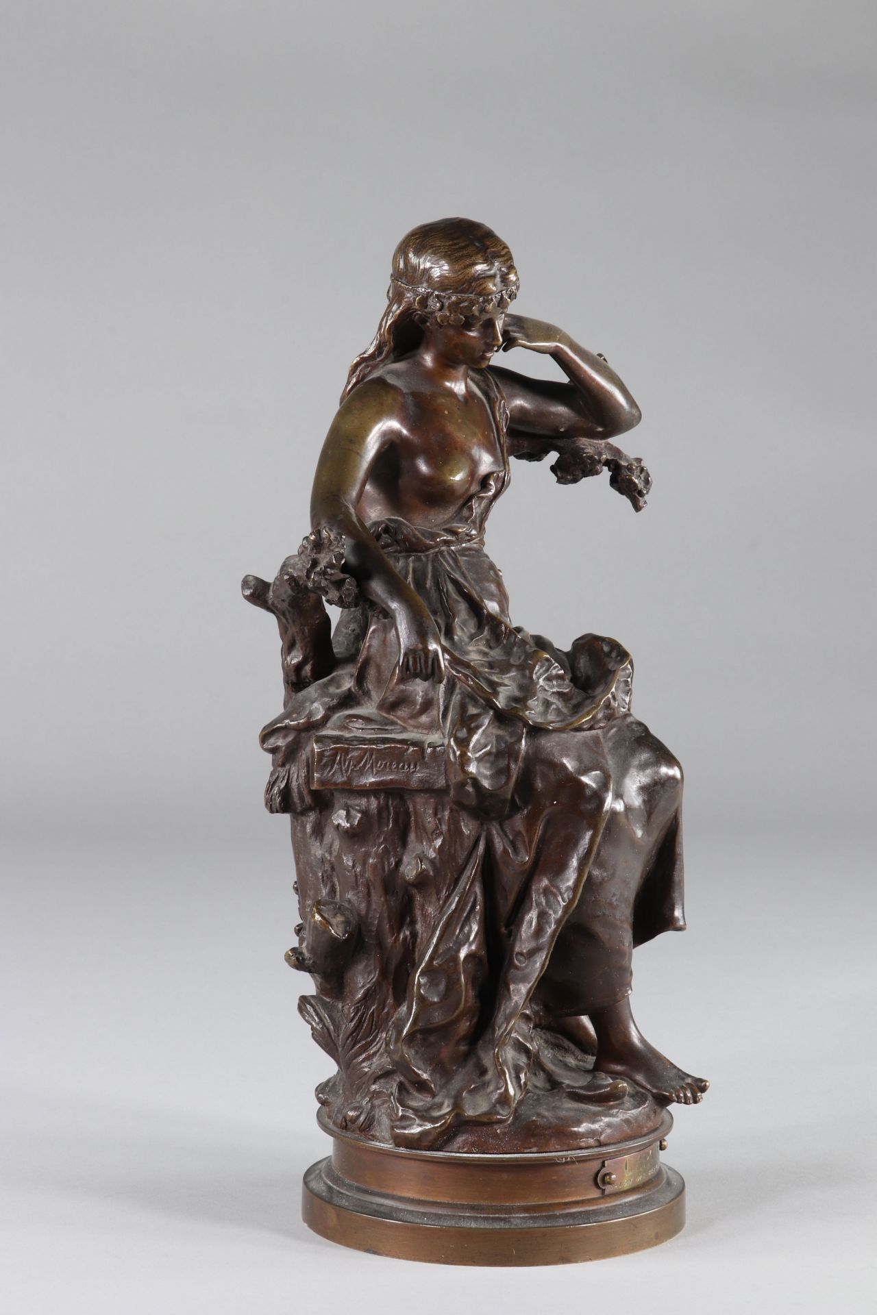 Bronze by A Moreau “Captive, Salon des Beaux-Arts. »Monogrammed JP - Image 2 of 4