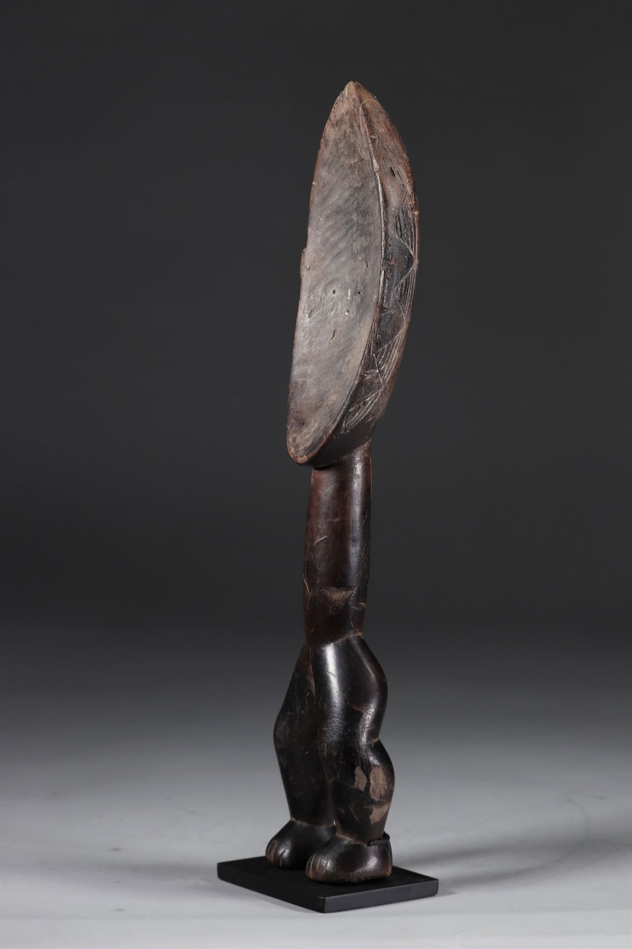 Ceremonial spoon Dan early 20th century beautiful patina - private collection Belgium - Image 6 of 6