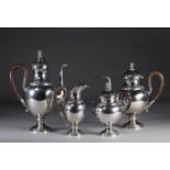 Empire style sterling silver service