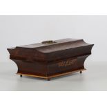 Charles X period wooden box, 19th century France.