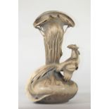 Imposing vase decorated with a royal pheasant circa 1900