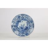 Kraak style porcelain plate, China XVIII Kangxi period.