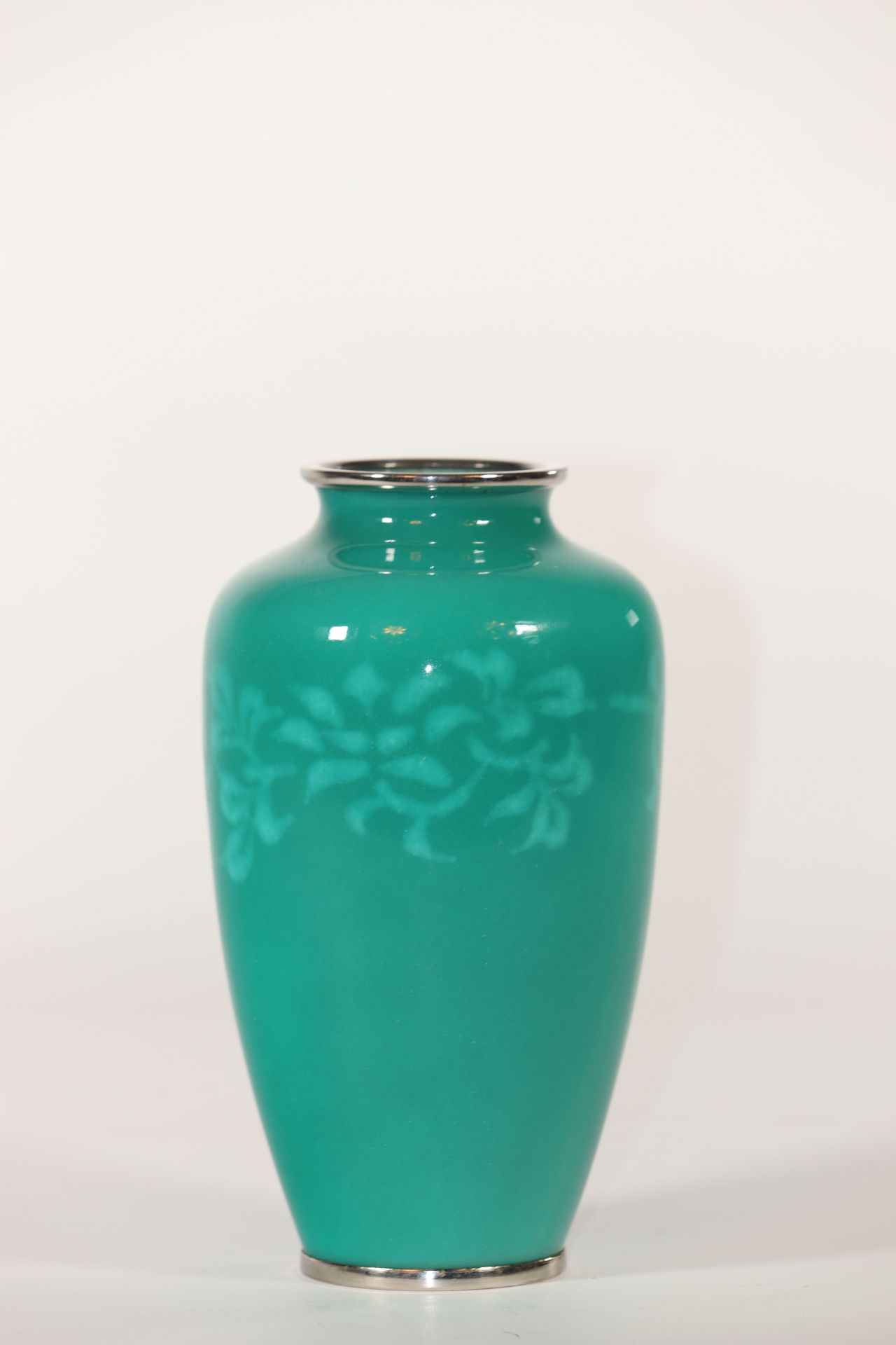 Cloisonne vase - Shõwa - by Ando - Image 2 of 3