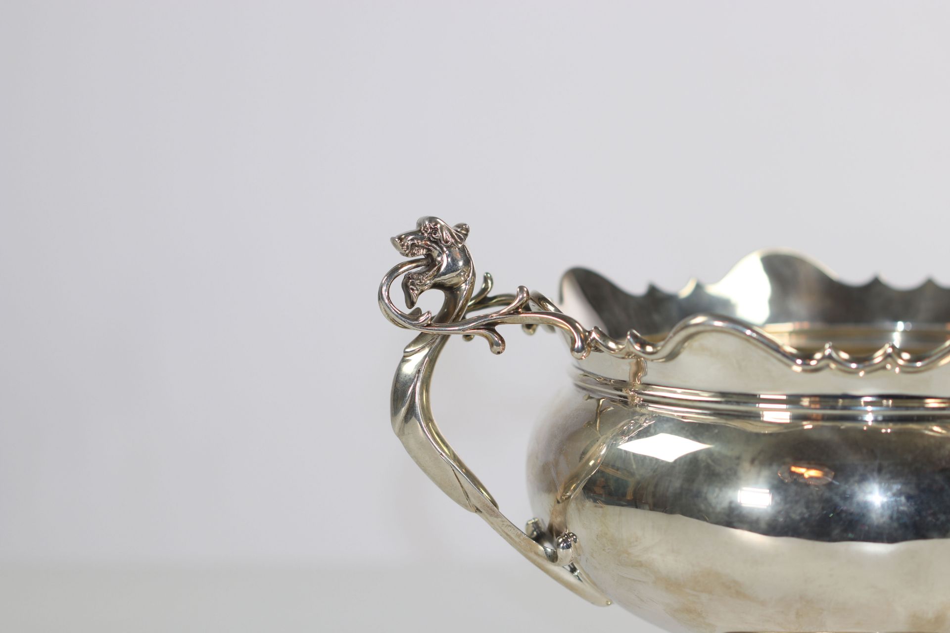 Silver cup / centerpiece, London (England) 1897 - Image 4 of 4