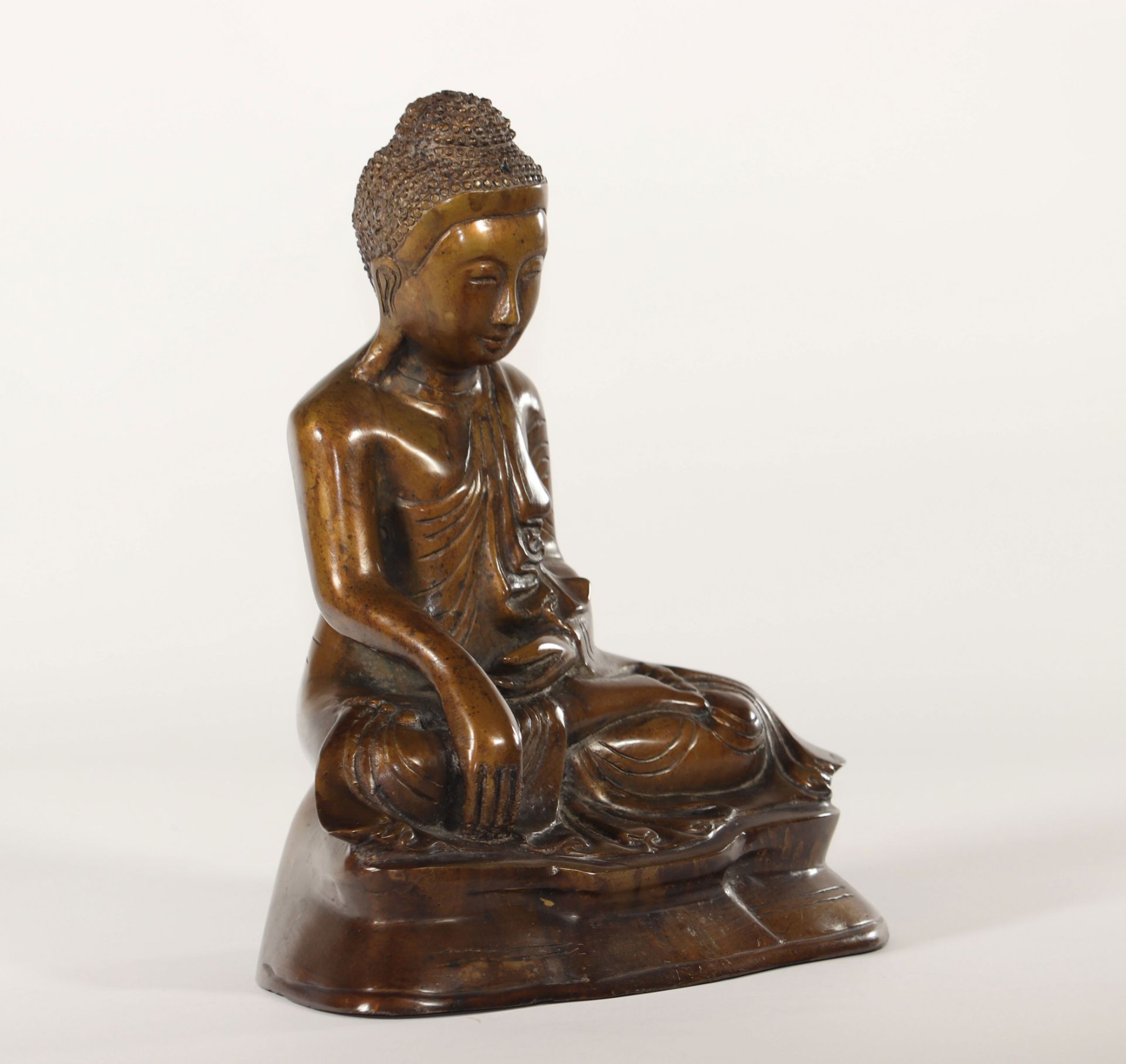 China bronze Buddha Qing period - Image 2 of 3