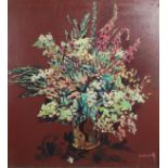 Marie HOWET (1897-1984) Large oil painting"bouquet of flowers"