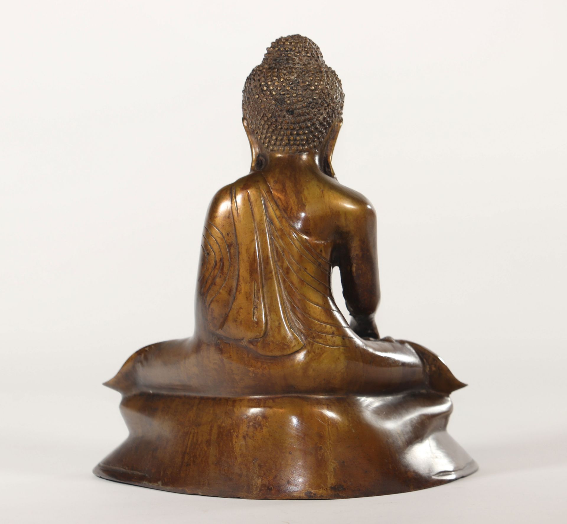 China bronze Buddha Qing period - Image 3 of 3