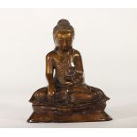 China bronze Buddha Qing period