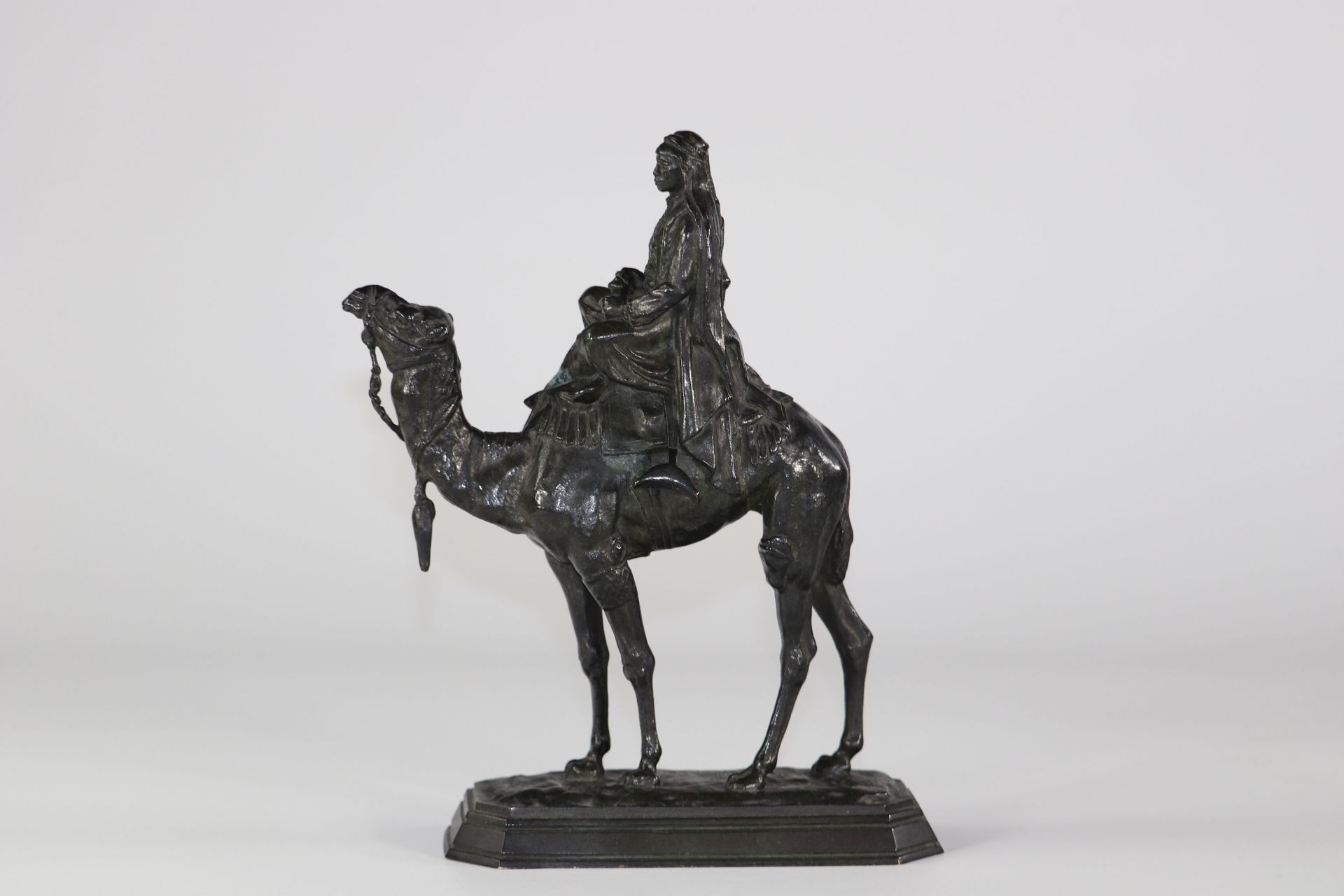 Barye orientalist sculpture of a camel driver - Image 2 of 5