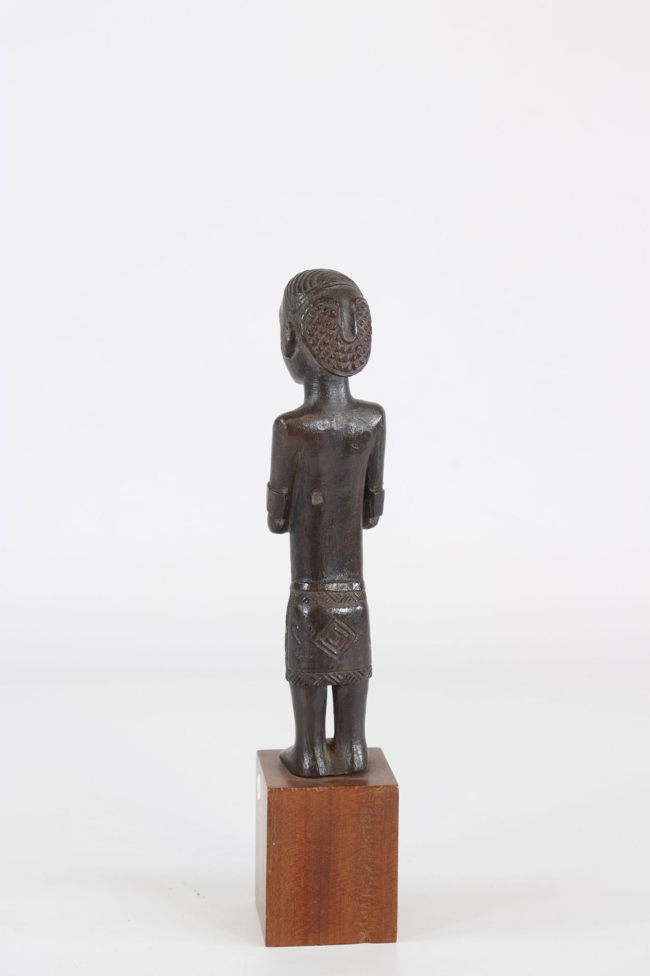 African statuette Congo, dark patina - Image 2 of 2