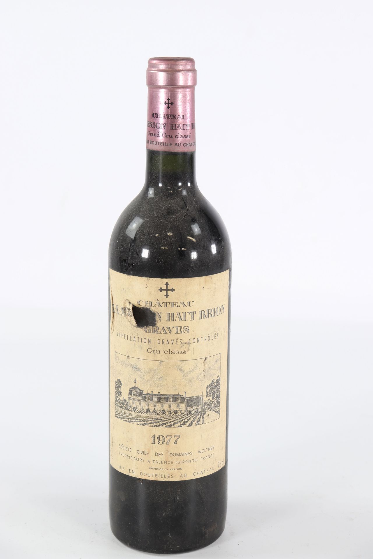 1 bottle of chateau Haut Brion - pessac Leognan - grand cru Classe GRAVES - 1977 -