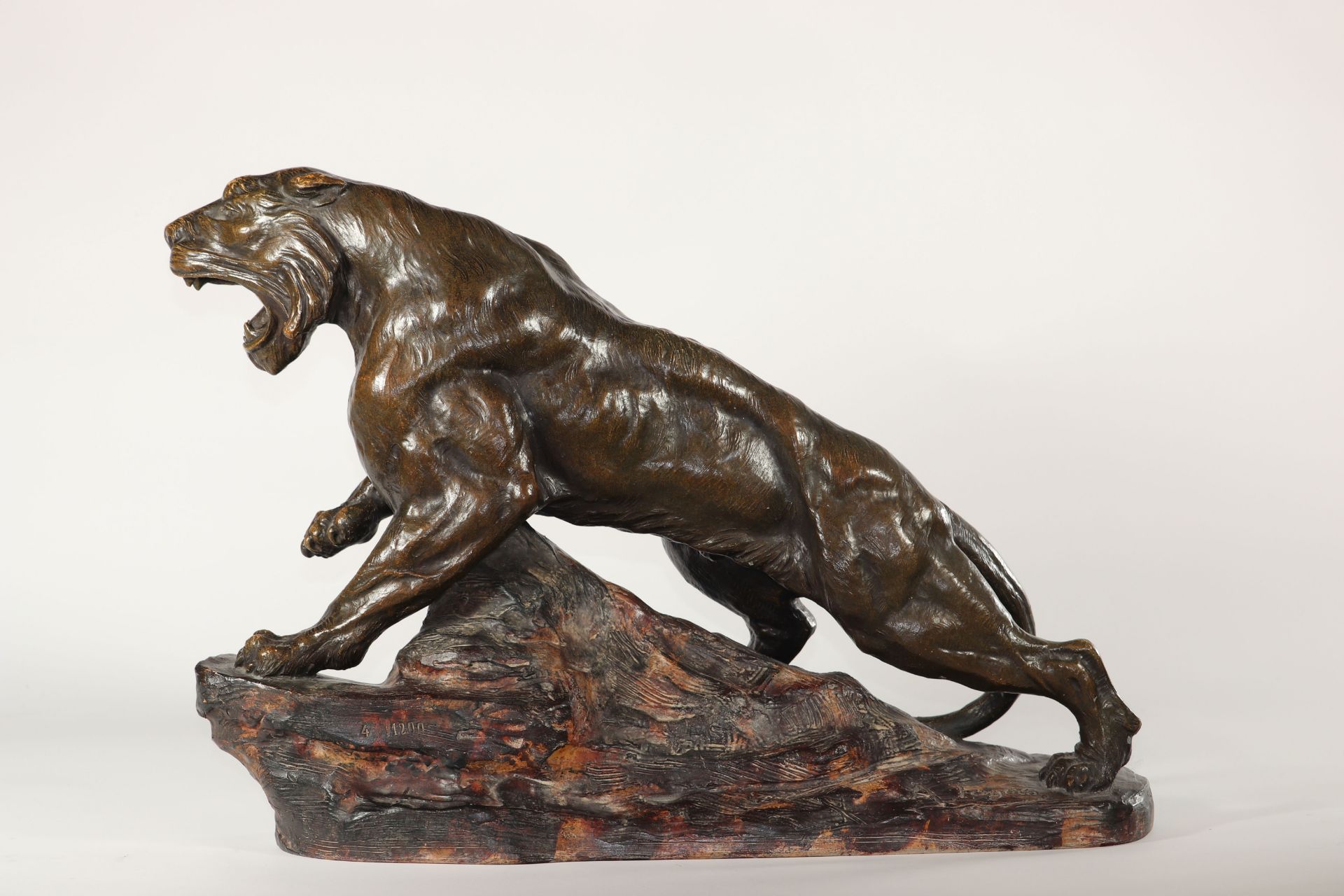 A Fagotto terracotta sculpture"The lioness" - Image 3 of 3