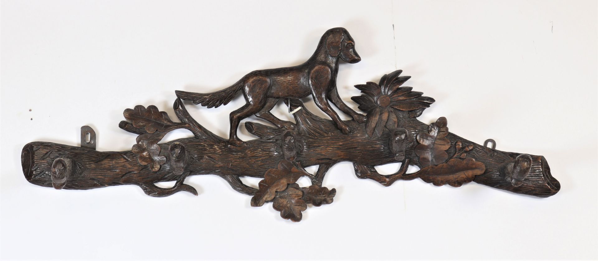 Wooden coat rack, Black Forest, Germany / Switzerland, late 19th century