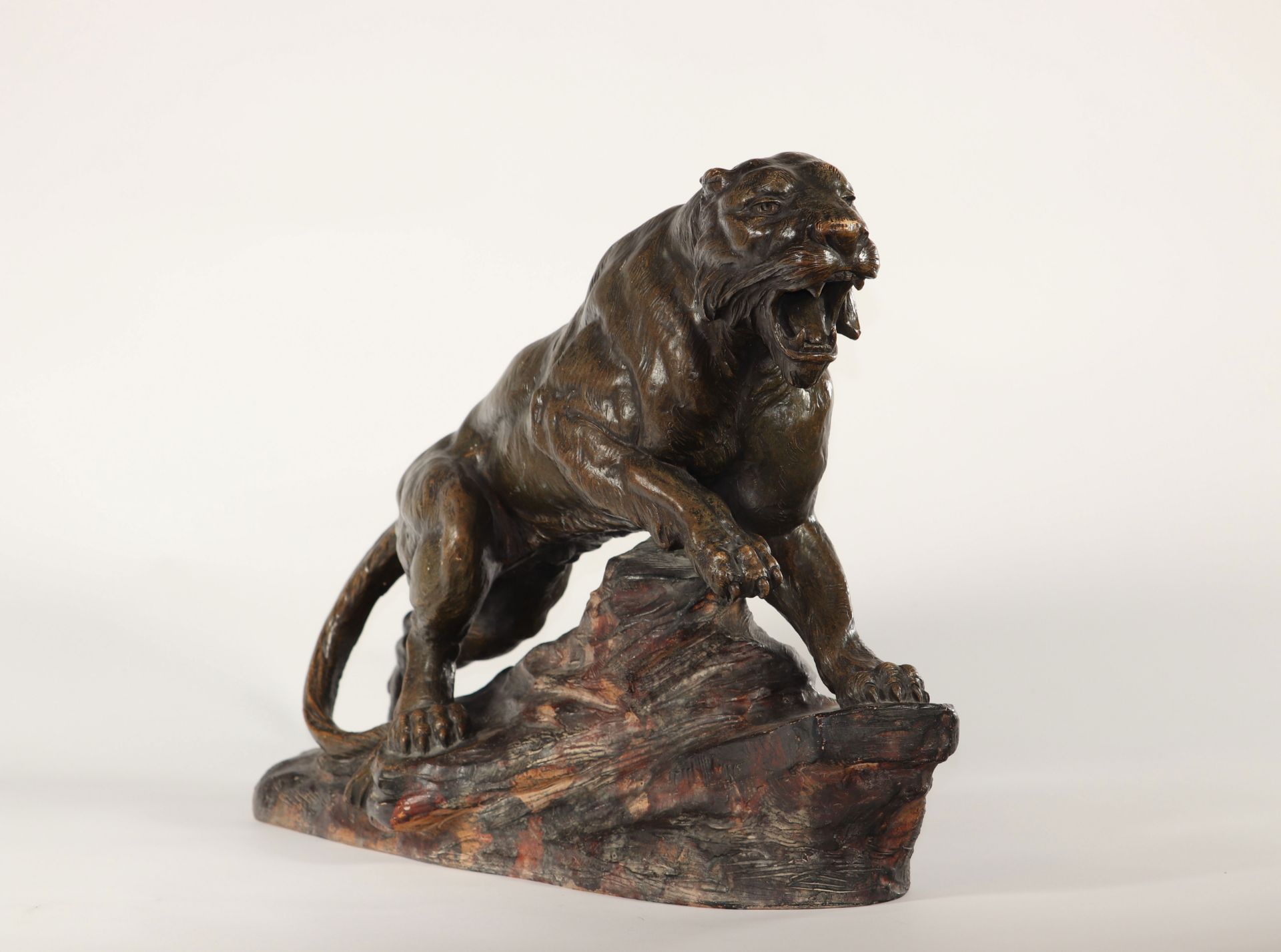A Fagotto terracotta sculpture"The lioness" - Image 2 of 3