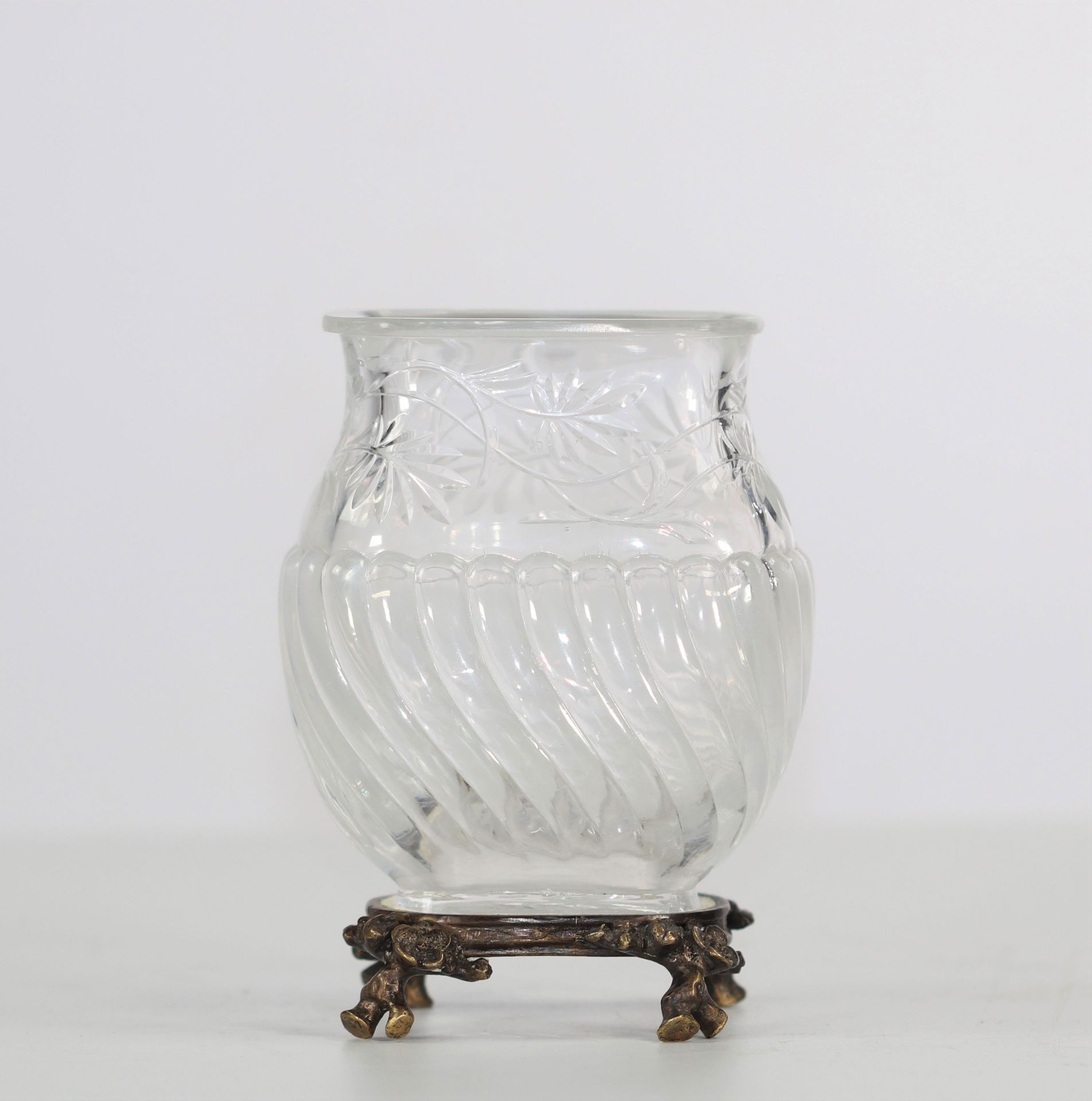 Baccarat, Arabian crystal vase, bronze mount, France, circa 1880 (Crystal staircase) - Image 3 of 3