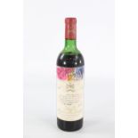 1 bottle Chateau Mouton Rotschild 1970 - 1er grand cru Classe -
