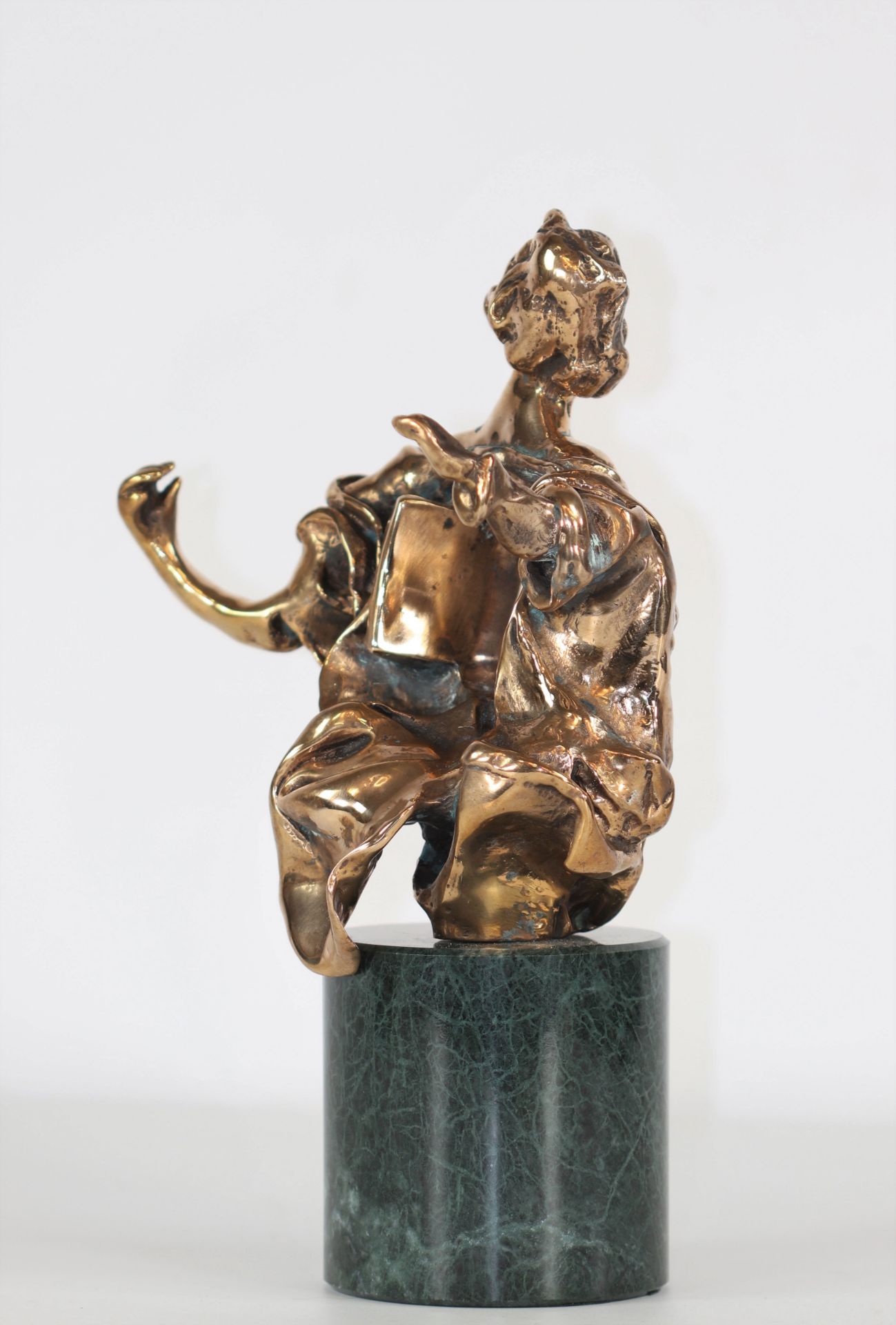 Salvador Dali Madonna of Port Lligat Large bronze with golden patina Hollowed-out"Dali" on the back - Image 5 of 7
