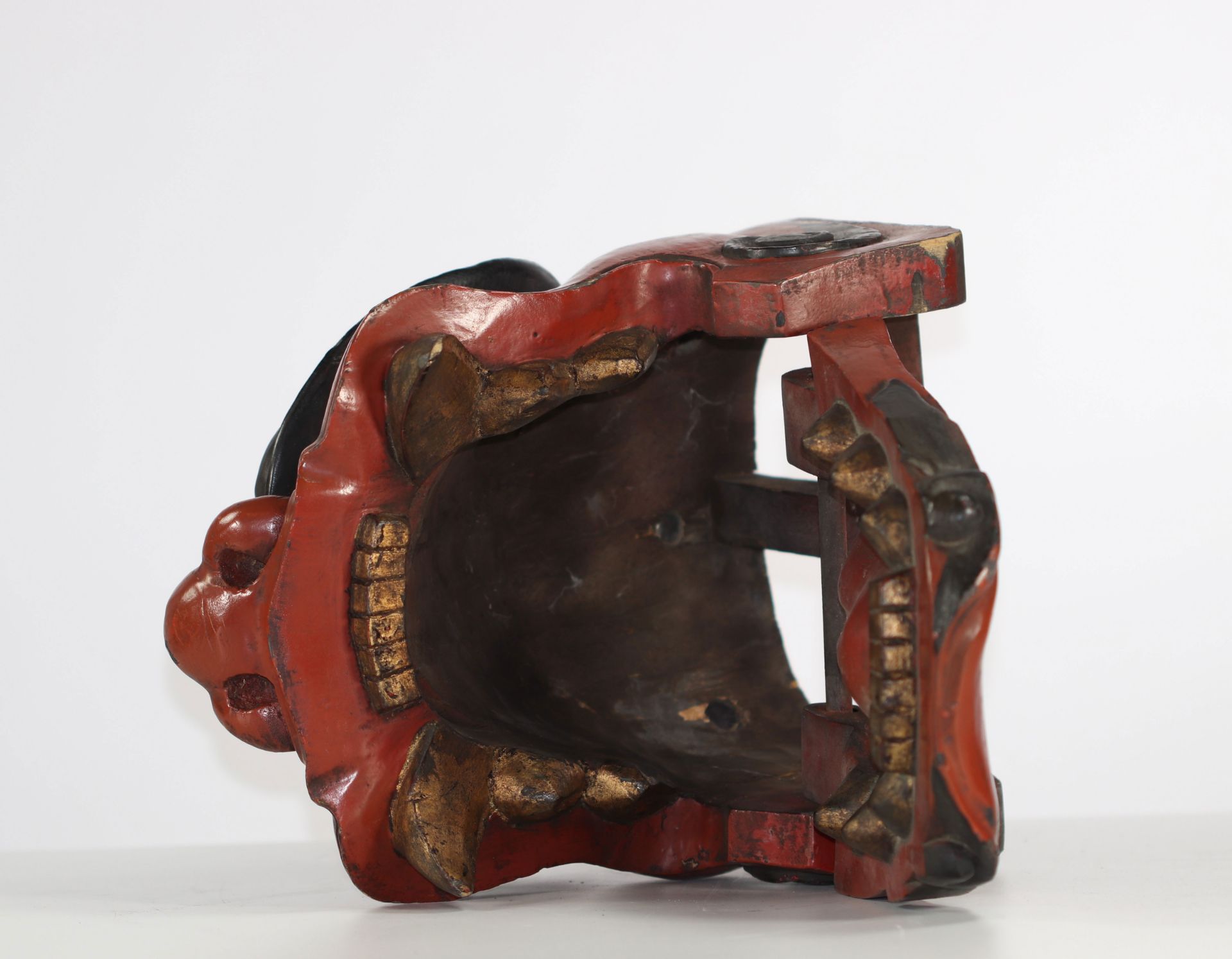 Imposing Shi- Shi Mask Japan early 20th century - Image 8 of 10