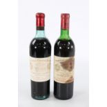 2 bottles of Chateau Cheval Blanc (Fourcaud Laussac) St Emilion Grand Cru Classe A - 1941 and year u