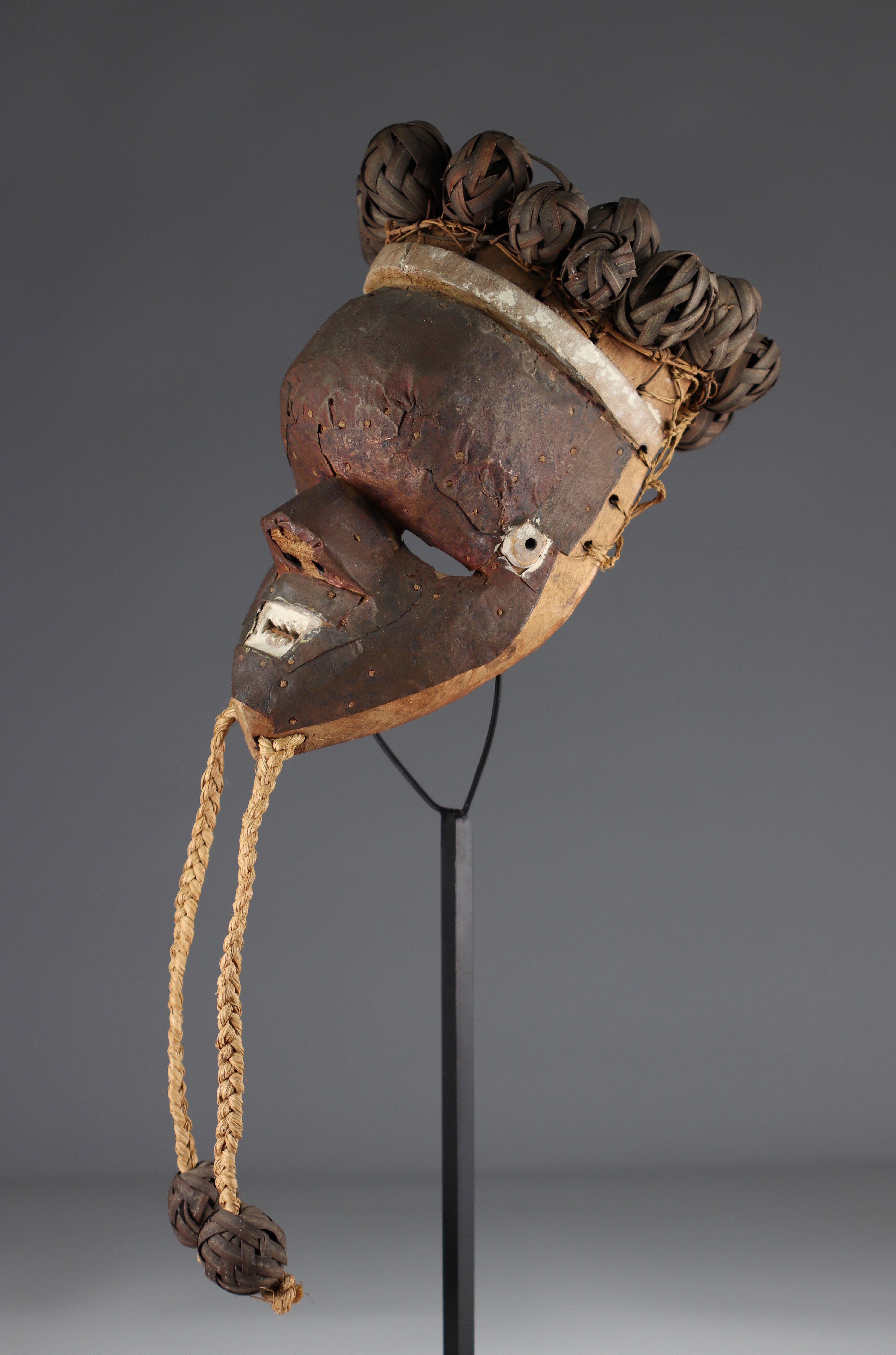 Salampasu copper mask, colonial collection