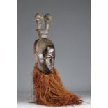 Baoule mask -mi 20th Ivory Coast