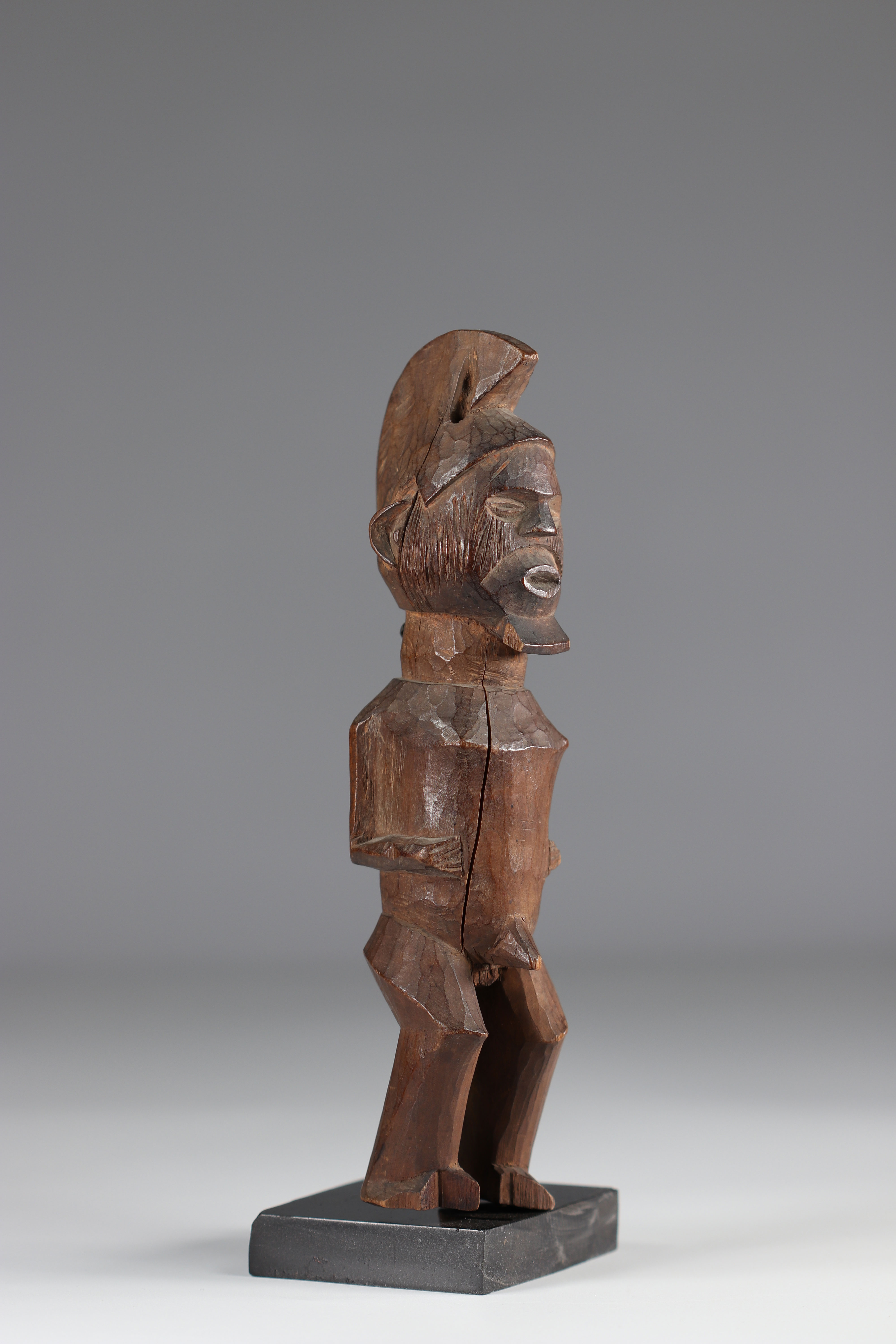 Teke statue - beautiful patina -1st half of the 20th century - DRC - Africa - Image 3 of 6