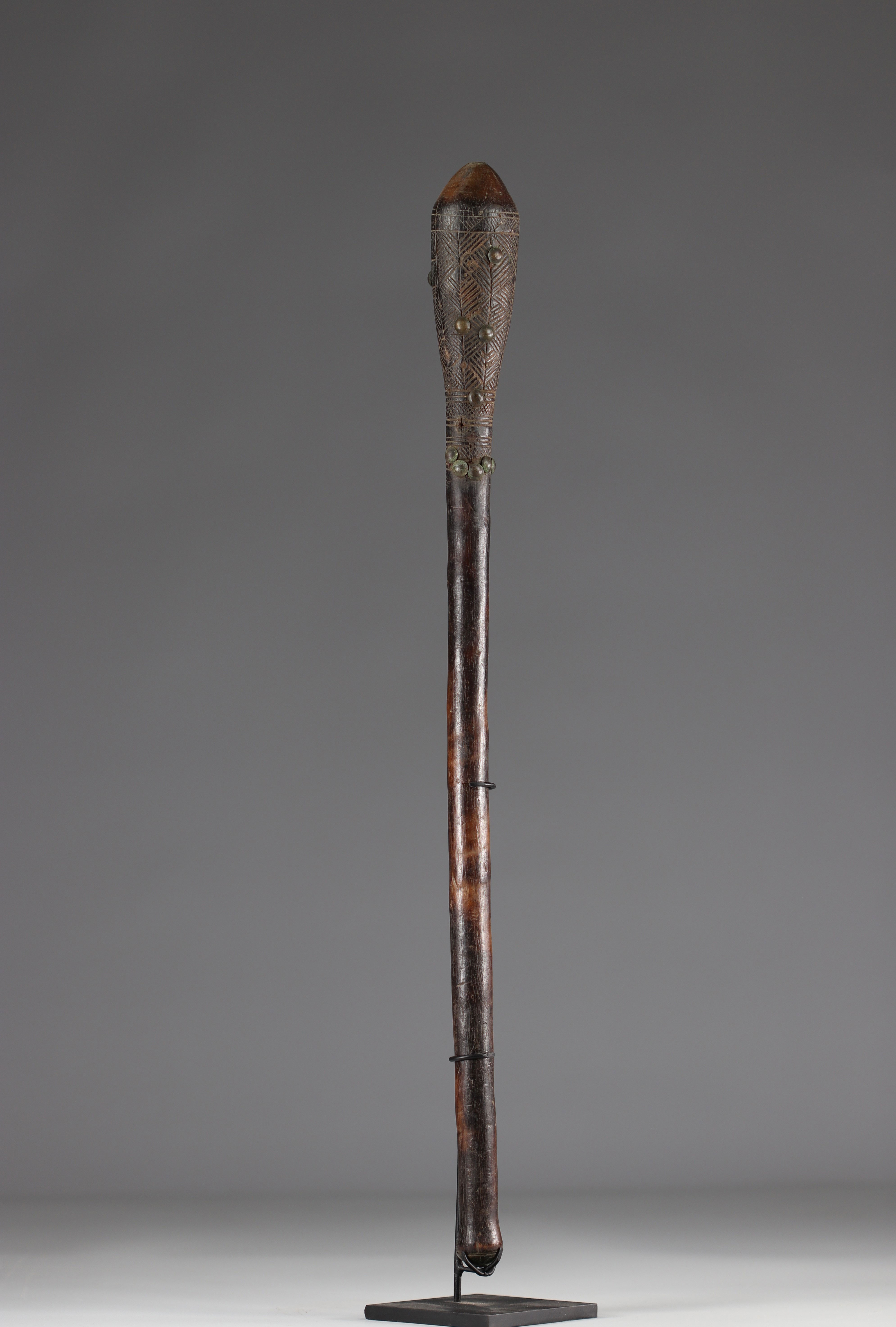 Tchokwe club - coll. private Belgian - early 20th century - DRC - Africa