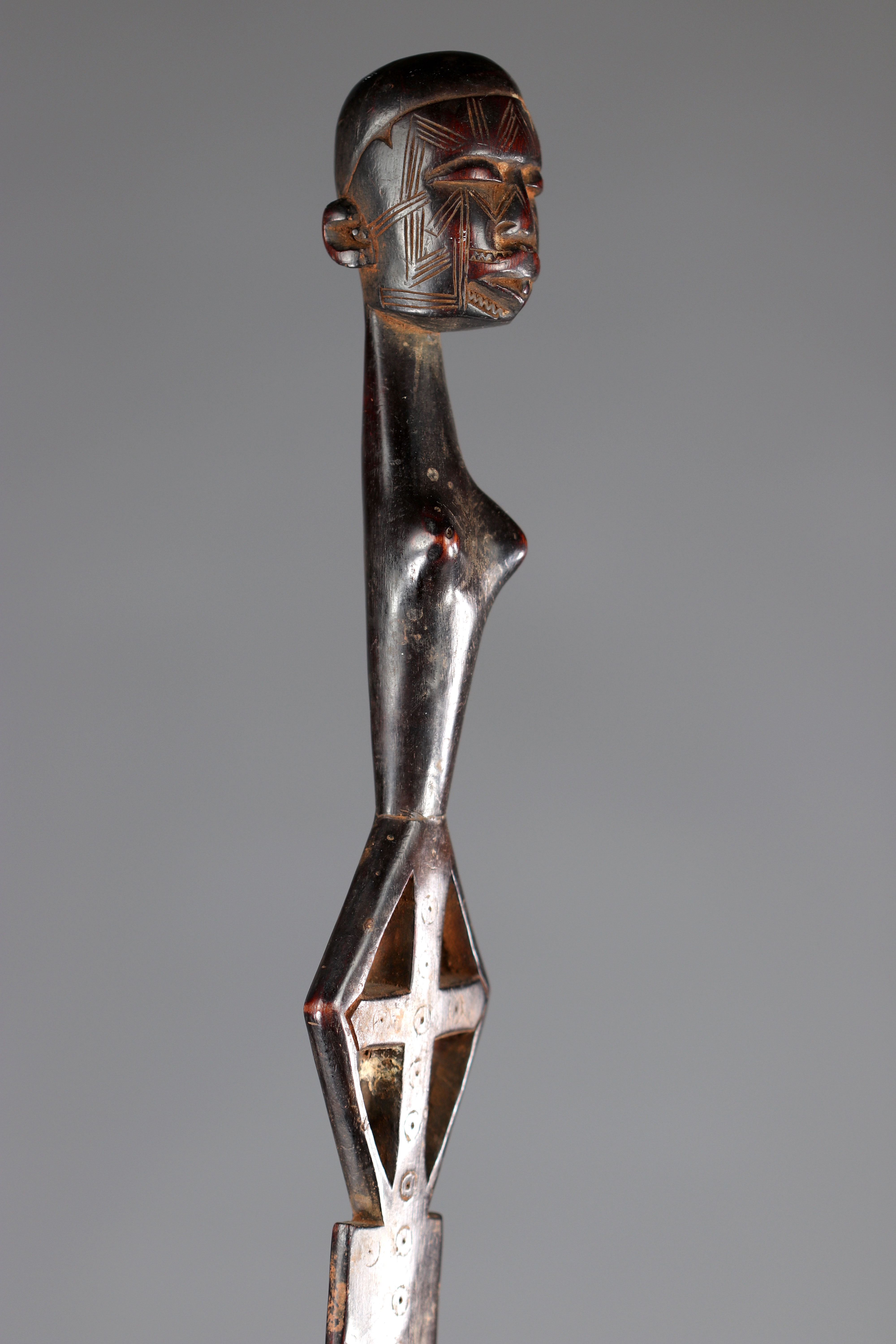 Scepter of dignitary Makonde 20th century - private collection Belgium- Tanzania - Africa