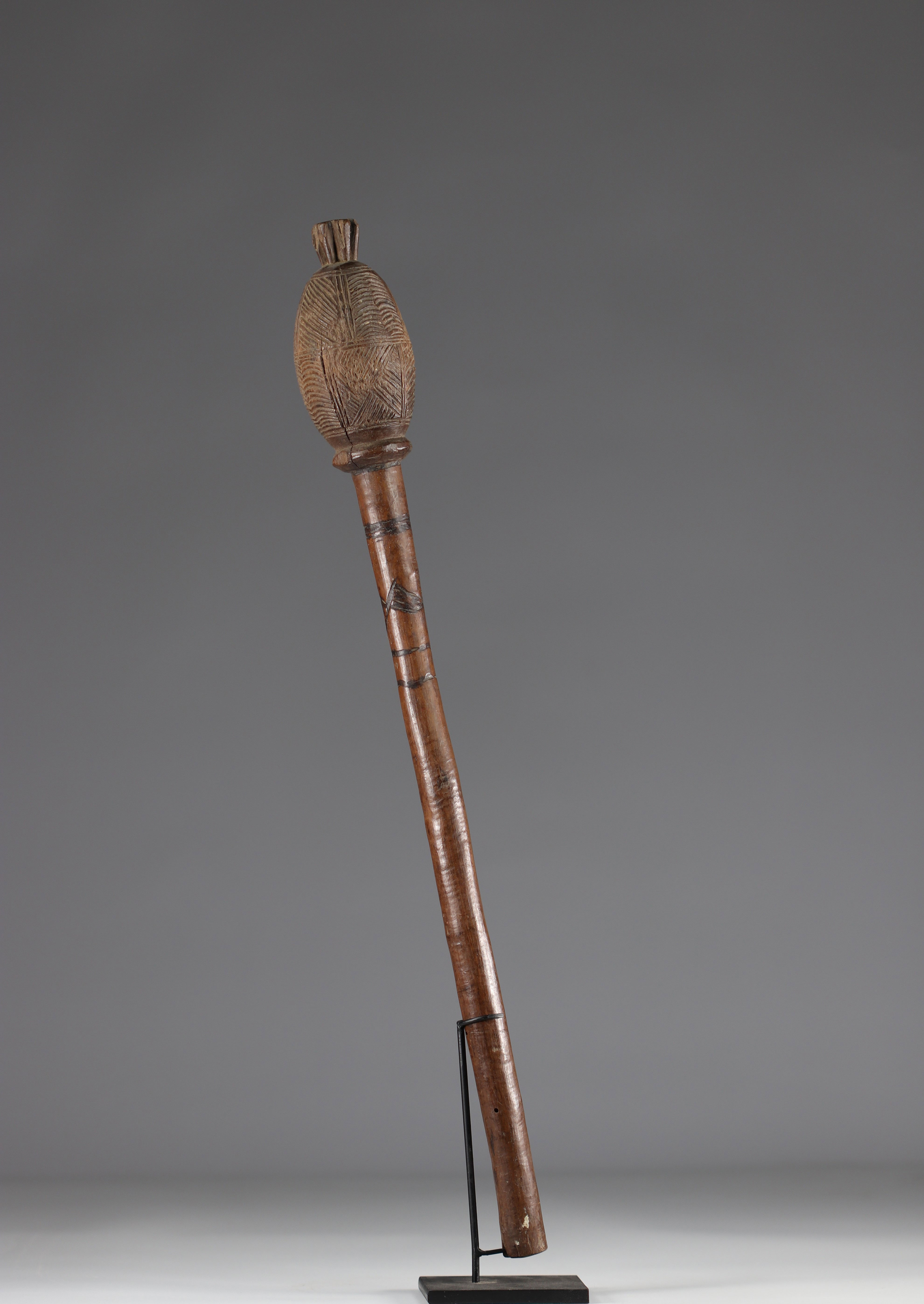 Tchokwe club - coll. private Belgian - early 20th century - DRC - Africa