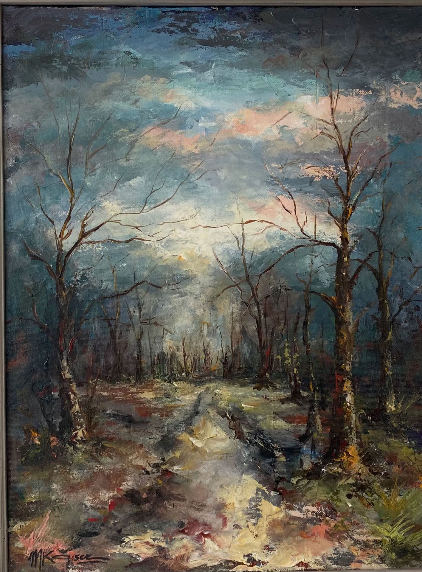 Mady Reuland Kayser Luxembourg "winter landscape"