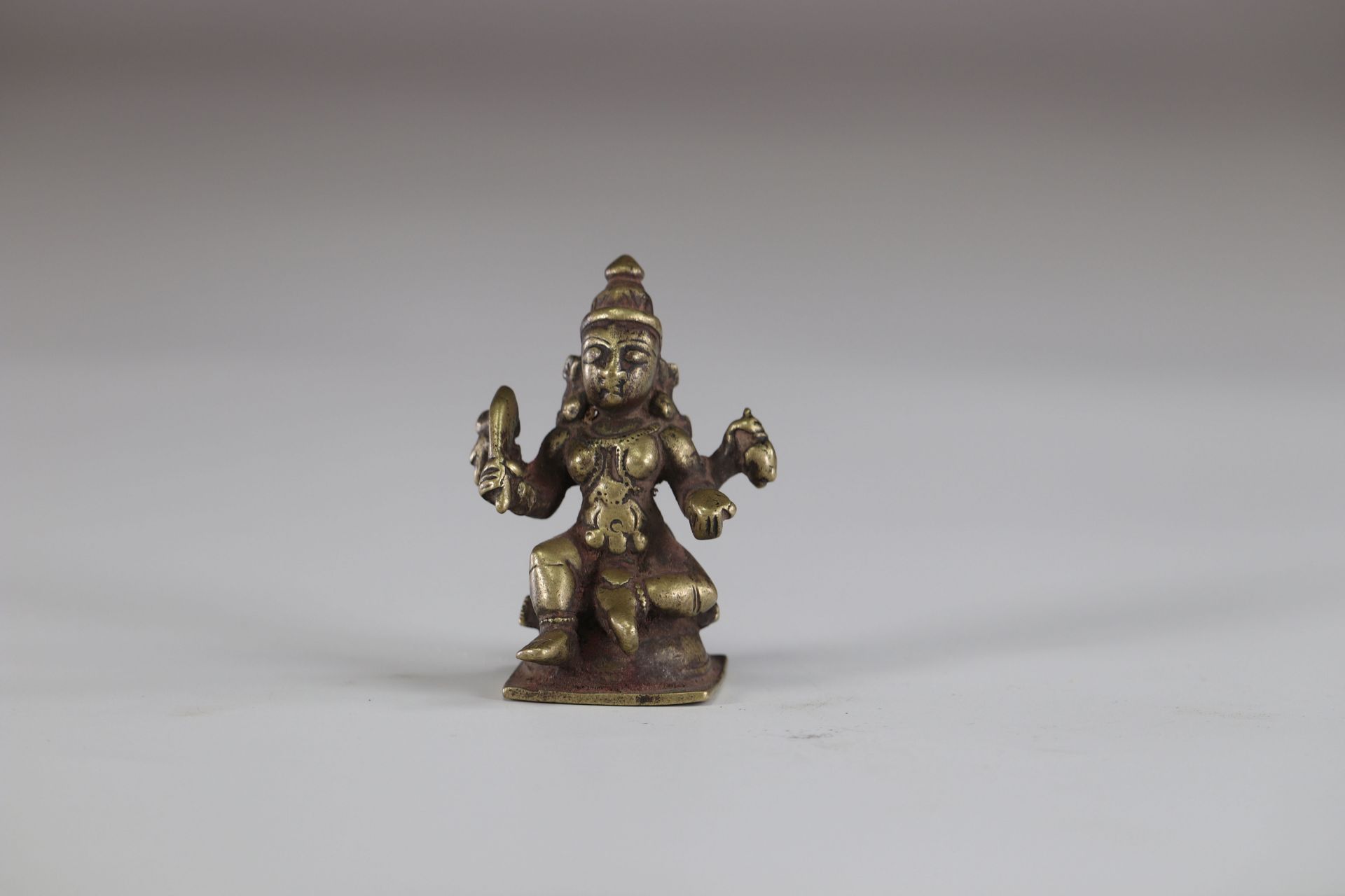 Asia buddha in gilded bronze