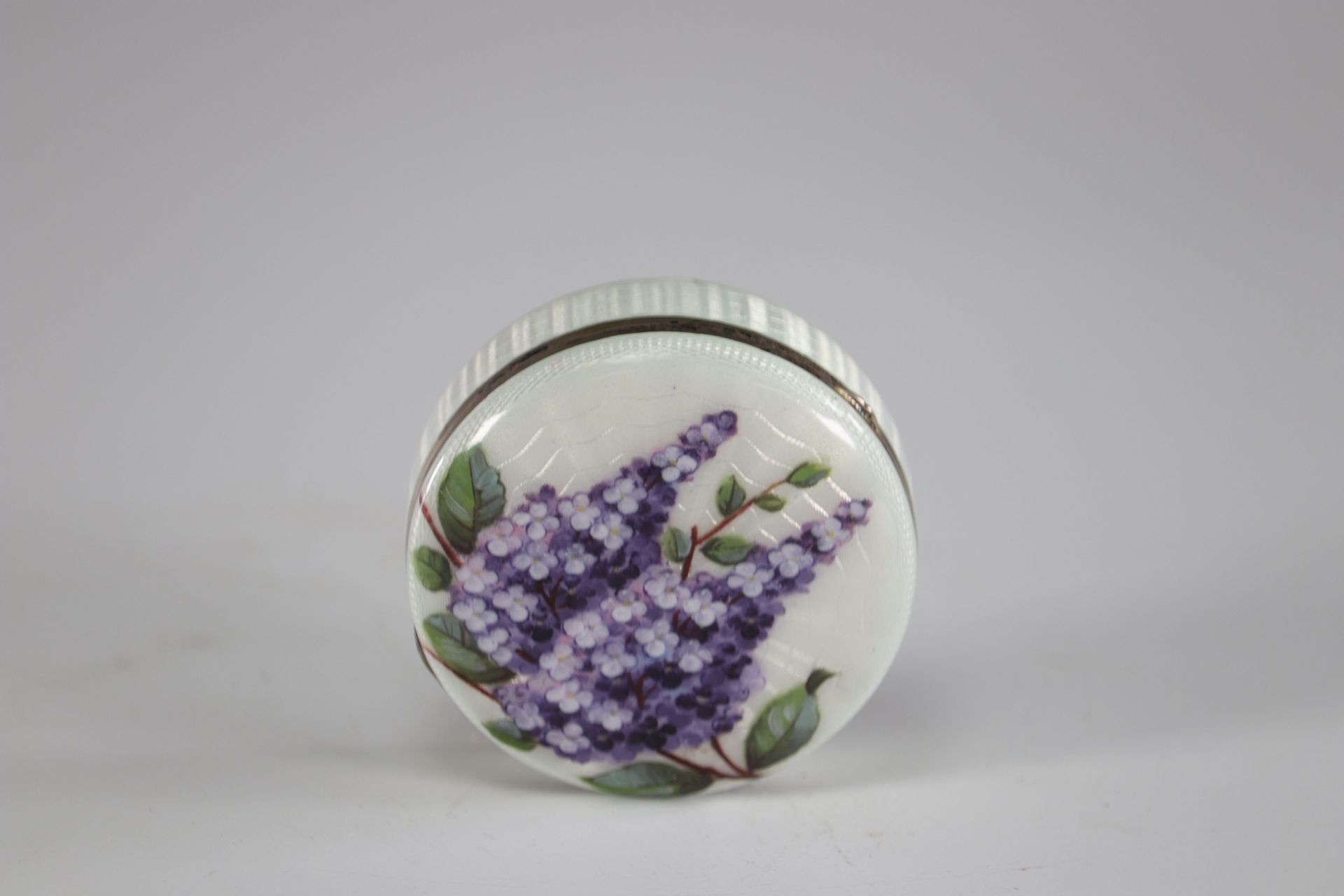 box with enamel decoration floral decor 1900 - Bild 2 aus 2