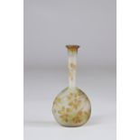 Emile Galle vase cleared with acid "flower decoration"