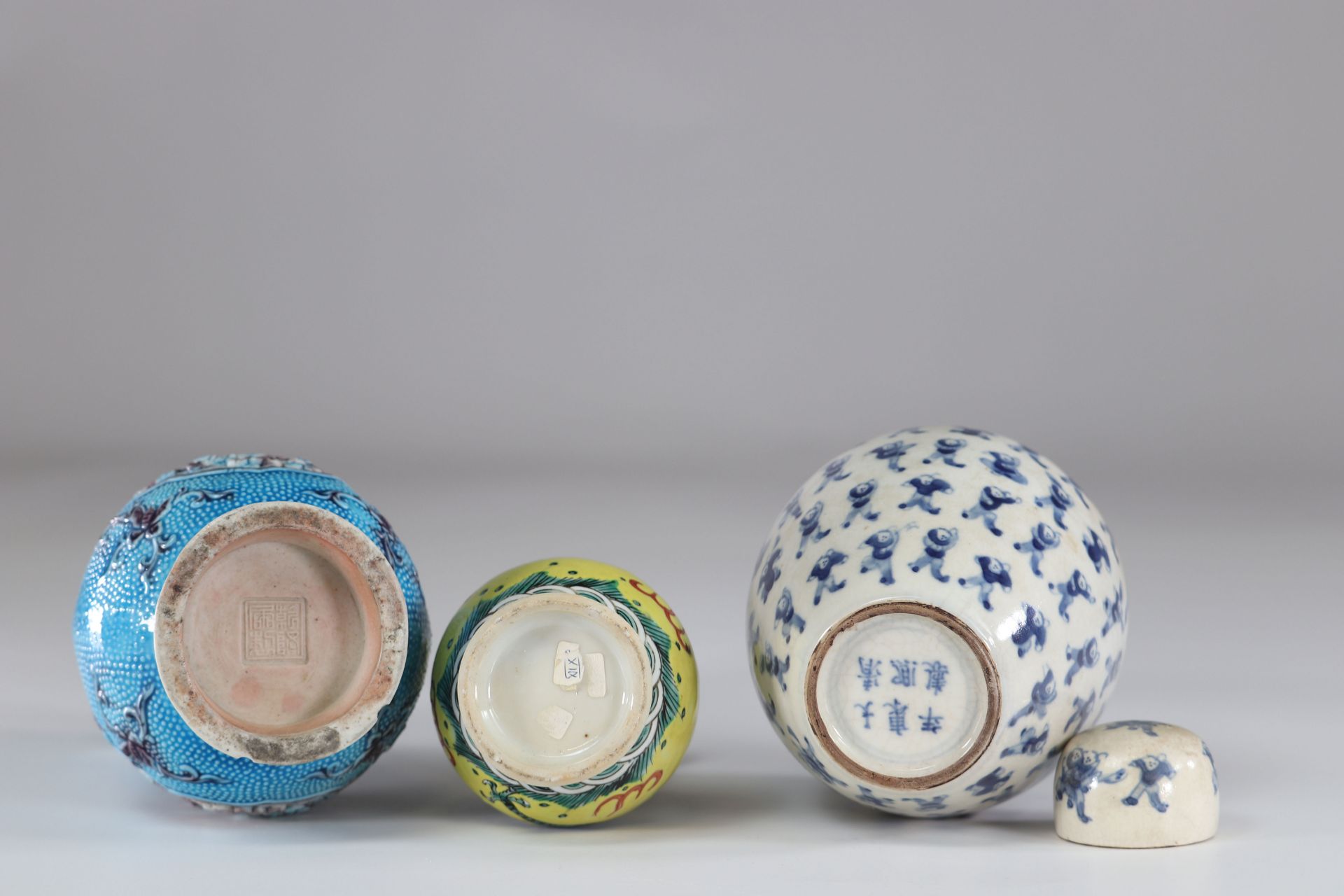China set of 3 porcelains - Image 3 of 3