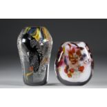 Maxence Parot - Lot of 2 Asian style vases