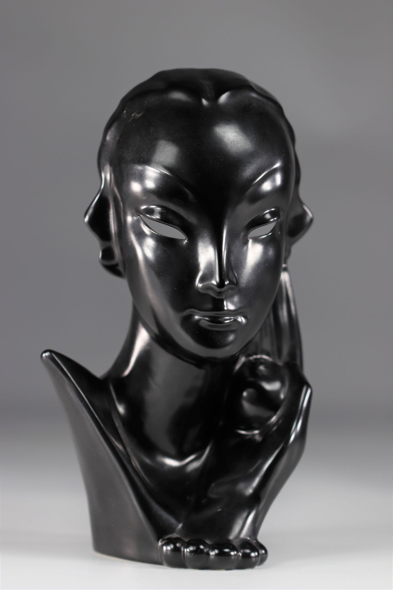 Villeroy & Boch Septfontaines mask "Eve" by Edouard Hermanutz 1930/1940 - Image 2 of 6