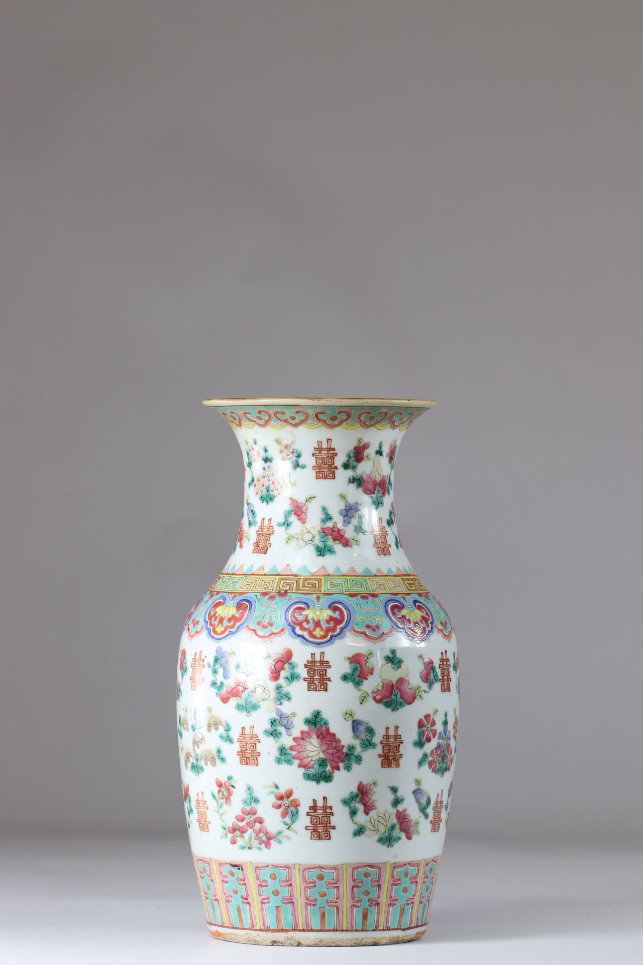 China famille rose porcelain vase