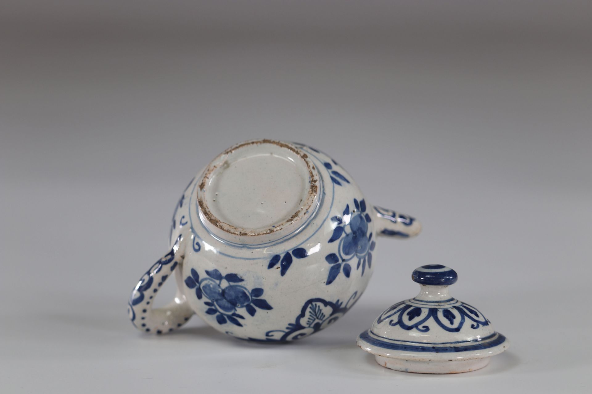 China blue white porcelain teapot - Image 4 of 4