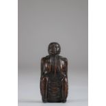 18th century anthropomorphic carved wooden snuffbox