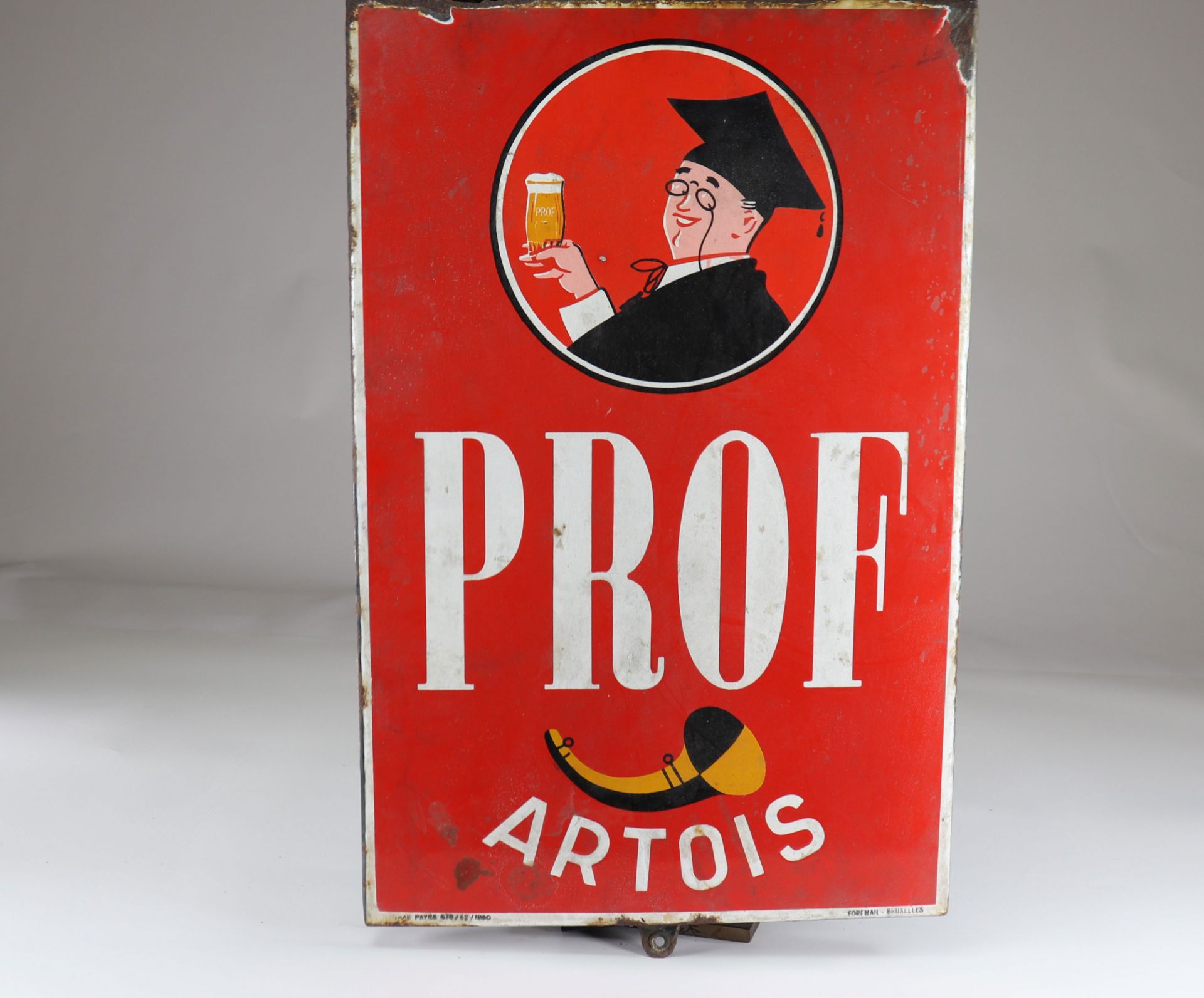 Artois enamel sign