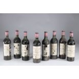 8 bottles - 75 cl red wine - chateau l'angelus 1964 (domain Angelus negotiator Barriere freres)