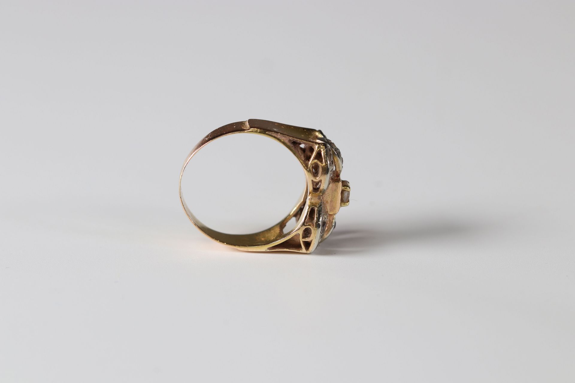 Gold ring in Art Deco style (5.5 grams) - Bild 2 aus 3
