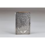 Very finely worked mother-of-pearl and silver ballroom notebook 19th