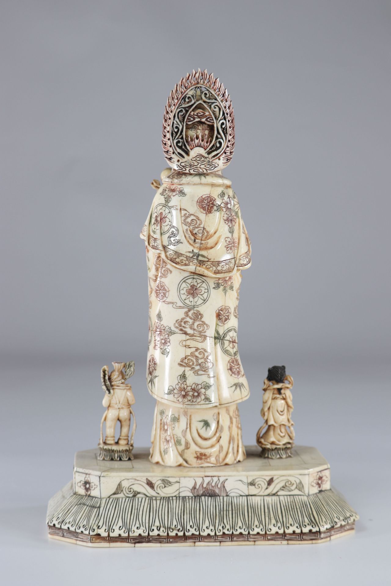 Asia Guanyin and children sculpted circa 1900 - Image 3 of 3