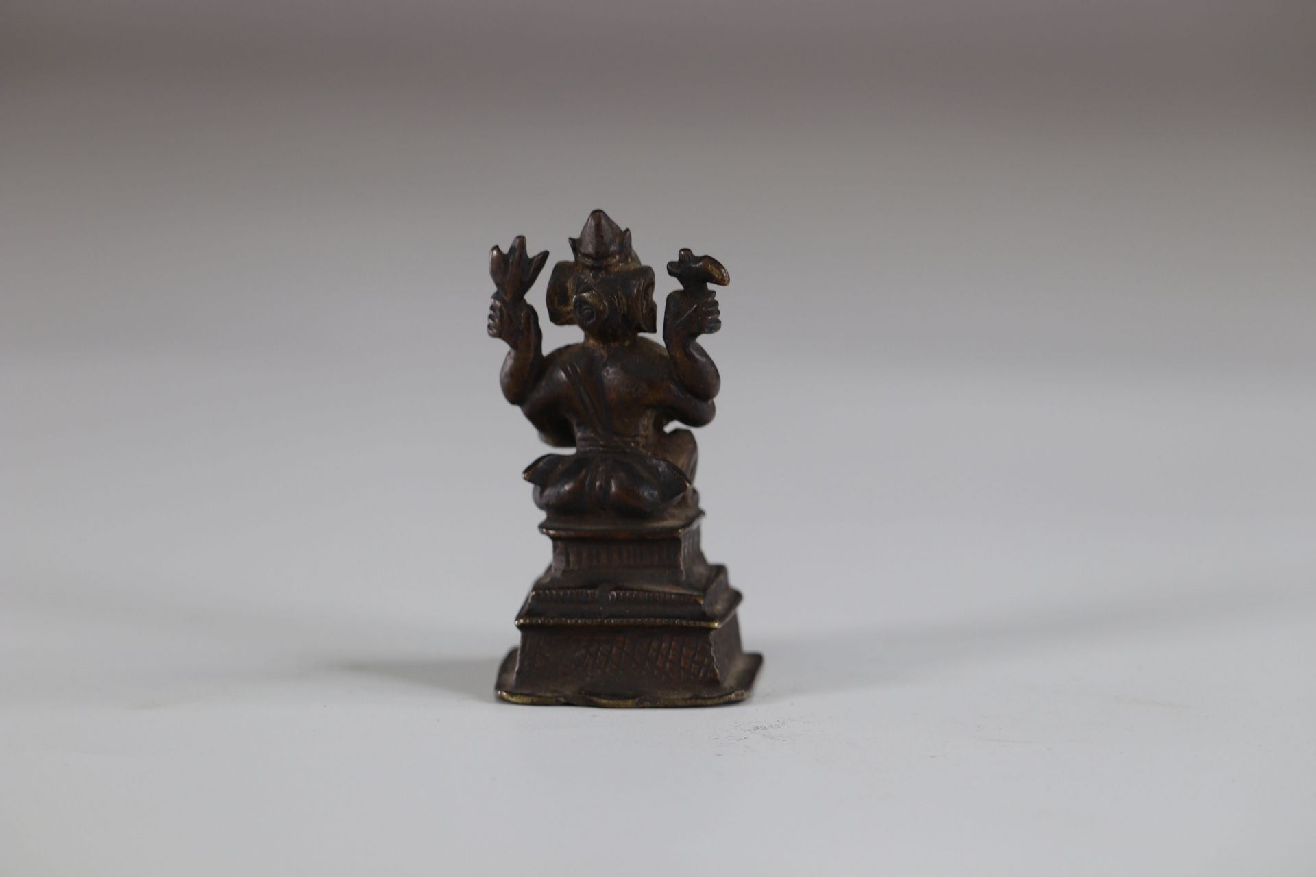 Asia bronze deity - Image 2 of 2