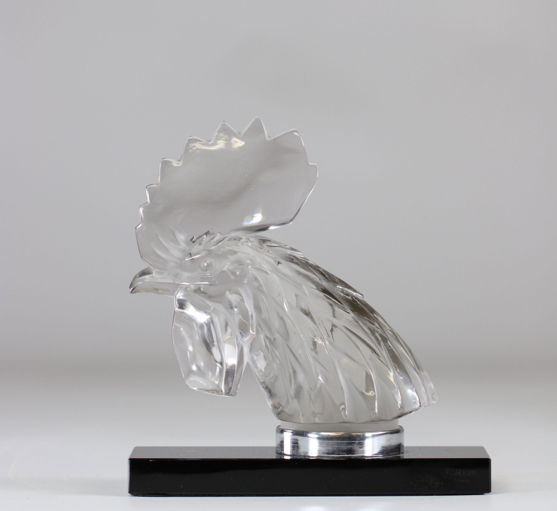 Rene Lalique "rooster's head" - Image 2 of 3