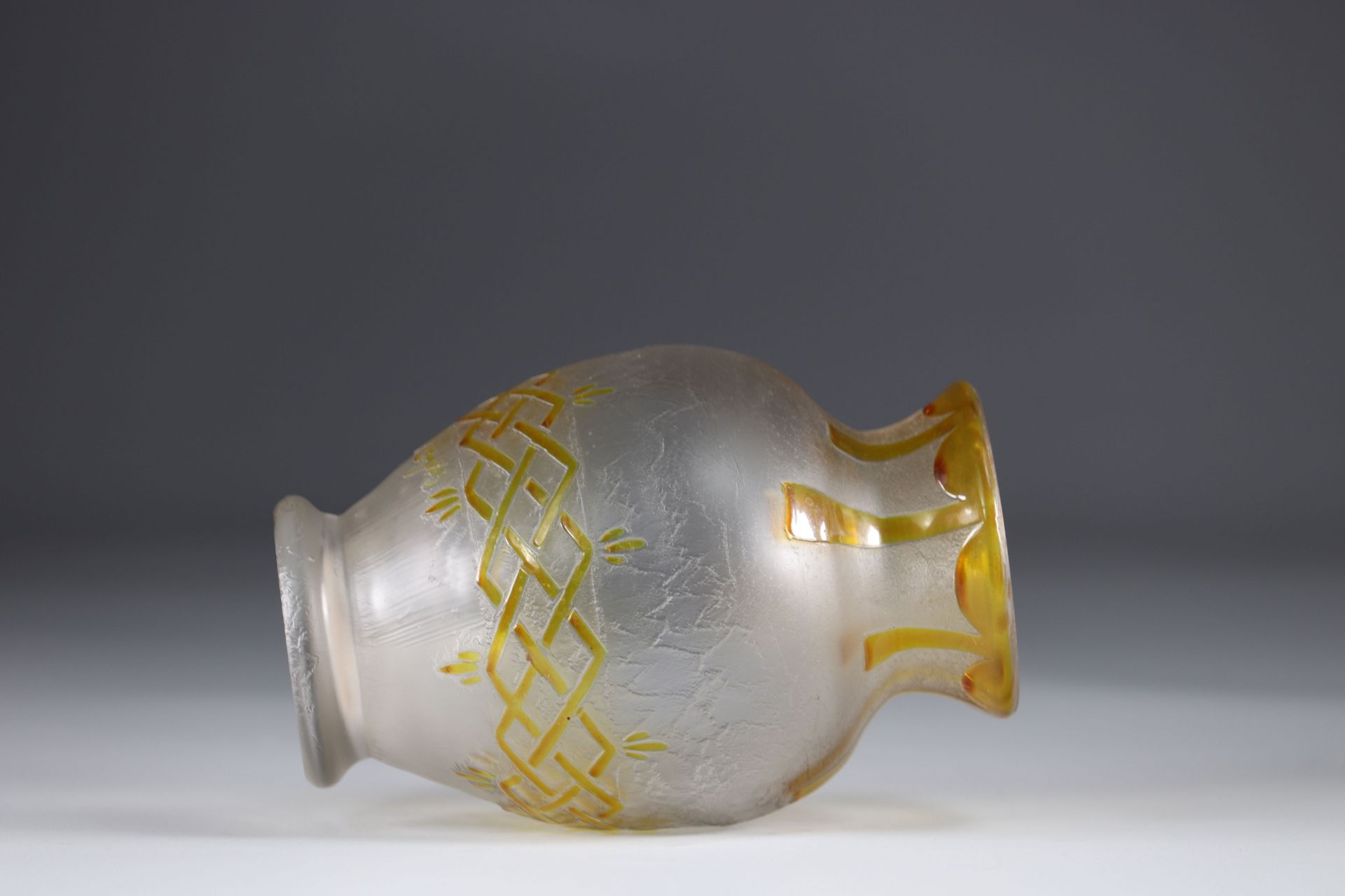 Legras vase cleared with Art Deco acid - Image 3 of 3