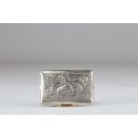 20th India silver box